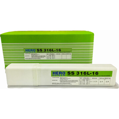 HERO TECH STAINLESS STEEL WELDING ELECTRODE E316L-16